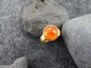 Ring Mandaringranat